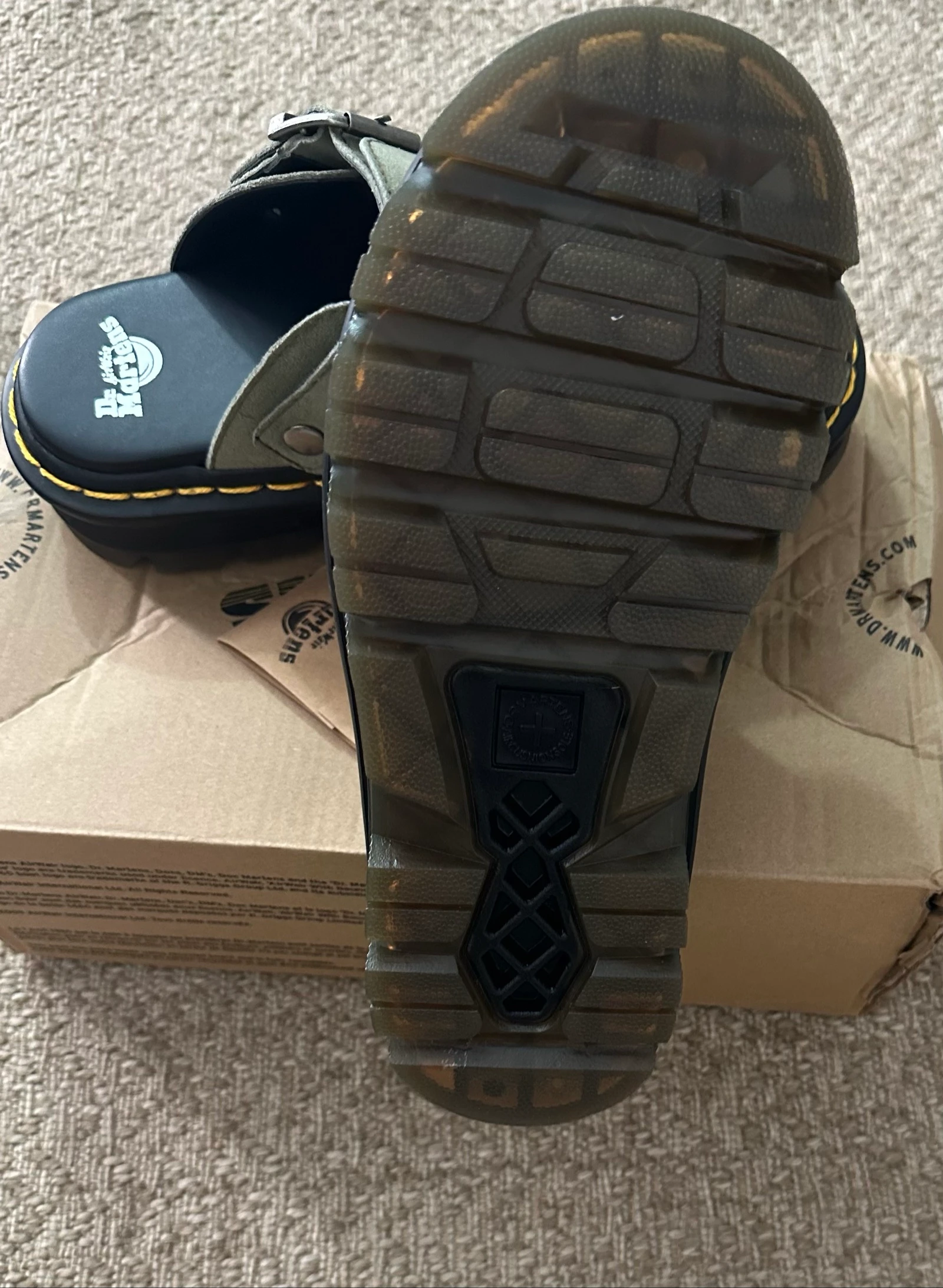 Dr. Martens khaki mules size 37 – photo 4
